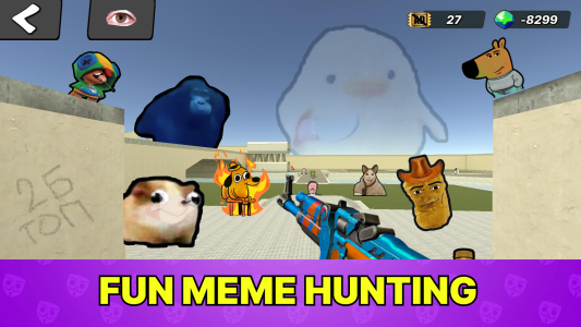 اسکرین شات 1 بازی Buble Kvas.Meme hunter nextbot