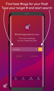 اسکرین شات برنامه Hashtag Inspector PRO 1