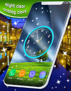 اسکرین شات 8 برنامه Night Sky Clock Live Wallpaper