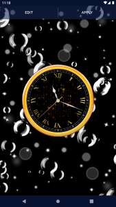 اسکرین شات 7 برنامه Night Sky Clock Live Wallpaper