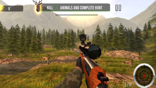 اسکرین شات بازی شکار آهو در جنگل | بازی تفنگی 4