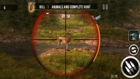 اسکرین شات بازی شکار آهو در جنگل | بازی تفنگی 5