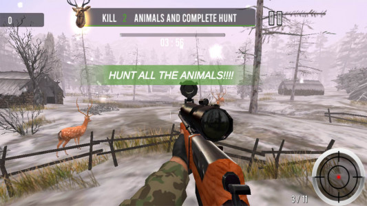 اسکرین شات بازی شکار آهو در جنگل | بازی تفنگی 6