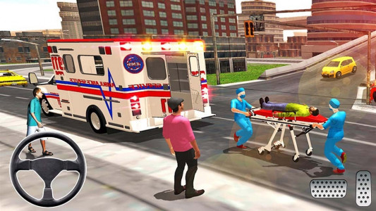 اسکرین شات بازی بازی رانندگی با آمبولانس 3