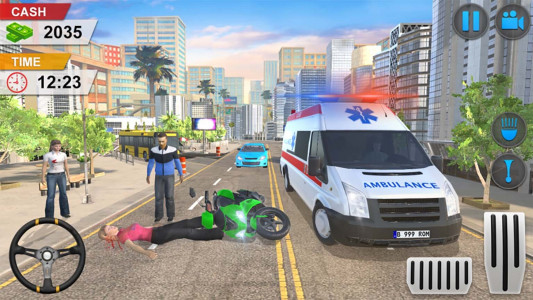 اسکرین شات بازی بازی رانندگی با آمبولانس 2