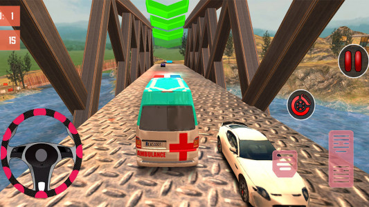 اسکرین شات بازی بازی رانندگی با آمبولانس 7