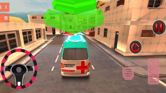 اسکرین شات بازی بازی رانندگی با آمبولانس 6