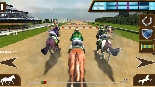 اسکرین شات بازی بازی مسابقه اسب سواری 1