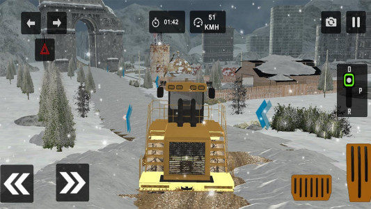اسکرین شات بازی بازی رانندگی با ماشین برف روب 4