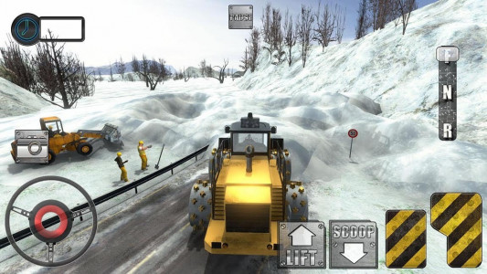 اسکرین شات بازی بازی رانندگی با ماشین برف روب 1