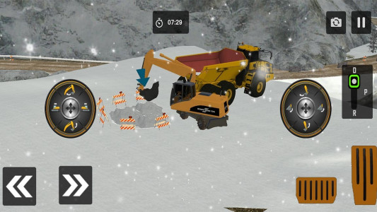 اسکرین شات بازی بازی رانندگی با ماشین برف روب 6