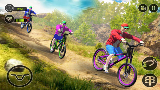 اسکرین شات بازی دوچرخه سواری در کوهستان | دوچرخه بازی 2