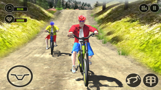 اسکرین شات بازی دوچرخه سواری در کوهستان | دوچرخه بازی 3