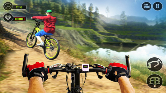 اسکرین شات بازی دوچرخه سواری در کوهستان | دوچرخه بازی 1