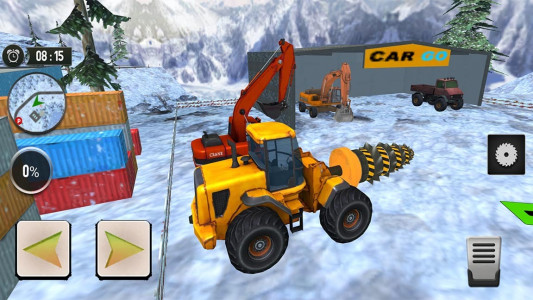 اسکرین شات بازی بازی رانندگی با لودر - برف روب 2