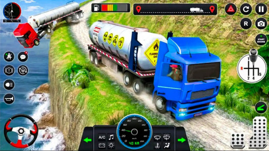 اسکرین شات بازی کامیون حمل سوخت | بازی کامیون 3