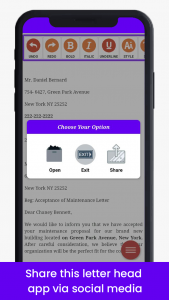 اسکرین شات برنامه Letter Templates Offline - Letter Writing App Free 8