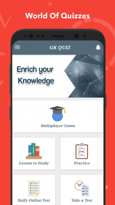 اسکرین شات برنامه General Knowledge Quiz : World GK Quiz App 2