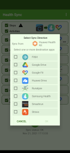 اسکرین شات 3 برنامه Health Sync
