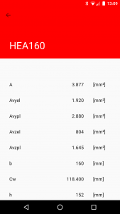 اسکرین شات برنامه Steel Profiles 4