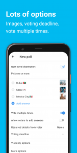 اسکرین شات برنامه Pollie: Create Polls 3