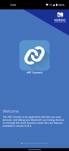 اسکرین شات برنامه nRF Connect for Mobile 1