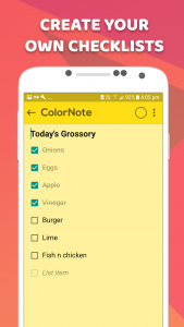 اسکرین شات برنامه Color Notes 6