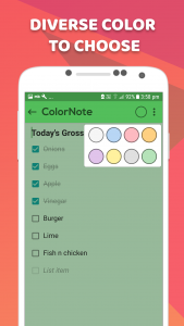 اسکرین شات 4 برنامه Color Notes