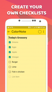 اسکرین شات 6 برنامه Color Notes