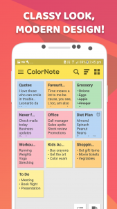 اسکرین شات برنامه Color Notes 5