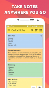 اسکرین شات 2 برنامه Color Notes