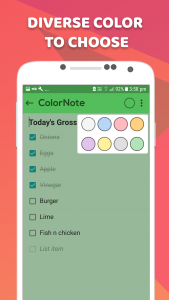 اسکرین شات برنامه Color Notes 4