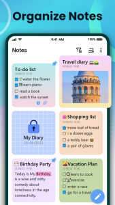 اسکرین شات 1 برنامه Notepad - Notes, Easy Notebook