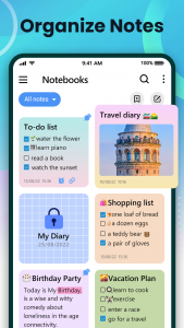 اسکرین شات برنامه Notes - Notepad & Notebook 1