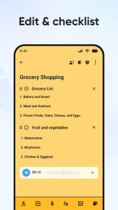 اسکرین شات 2 برنامه Notepad, Notebook, Notes app