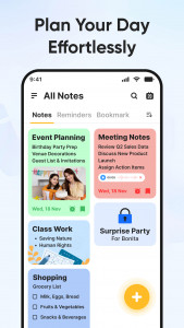 اسکرین شات 1 برنامه Notes: Color Notepad, Notebook