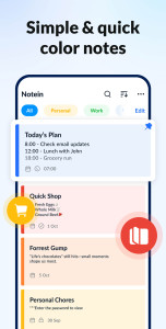 اسکرین شات 1 برنامه Notepad, Notes, Easy Notebook