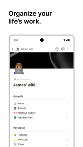 اسکرین شات 3 برنامه Notion: Notes, Tasks, AI