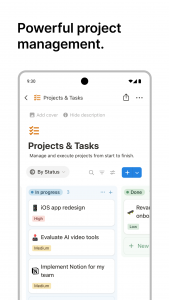 اسکرین شات 4 برنامه Notion: Notes, Tasks, AI
