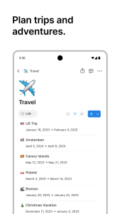 اسکرین شات 4 برنامه Notion: Notes, Tasks, AI
