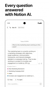 اسکرین شات برنامه Notion: Notes, Tasks, AI 3