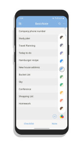 اسکرین شات 2 برنامه BasicNote: Notes & Notepad