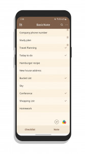 اسکرین شات 1 برنامه BasicNote: Notes & Notepad