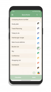 اسکرین شات 3 برنامه BasicNote: Notes & Notepad