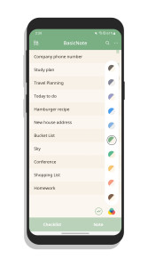اسکرین شات 3 برنامه BasicNote: Notes & Notepad