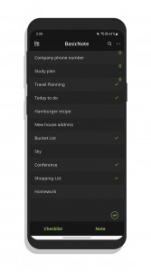 اسکرین شات 6 برنامه BasicNote: Notes & Notepad