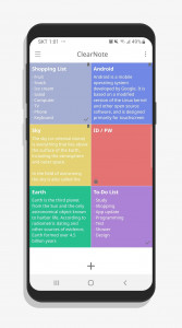 اسکرین شات 1 برنامه ClearNote Notepad Notes