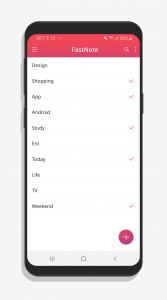اسکرین شات 1 برنامه FastNote: Quick & Simple Notes