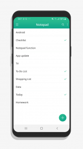 اسکرین شات برنامه Notepad - Notes, Checklist 1