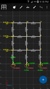 اسکرین شات 1 برنامه SW FEA 2D Frame Analysis